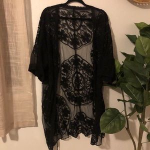 Black Lace Coverup